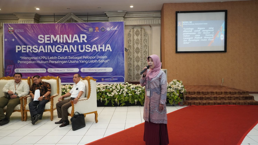 Seminar Persaingan Usaha di Unibos, Kanwil VI KPPU Tekankan Peran Generasi Muda dalam Mewujudkan Ekonomi Berkeadilan